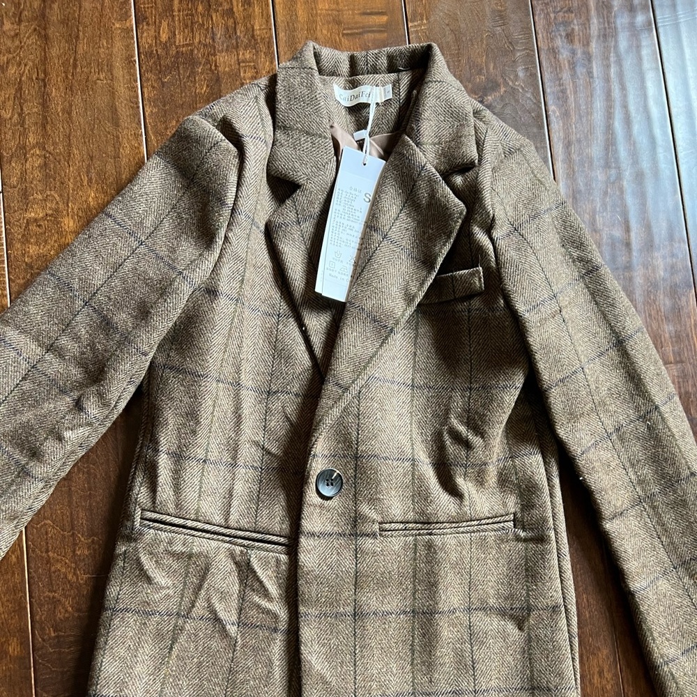 Brown Neutral Blazer